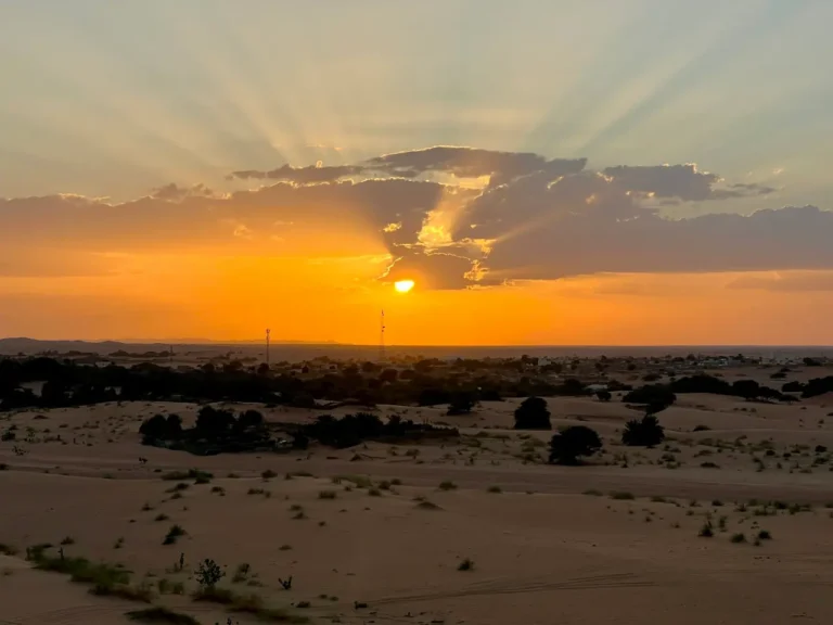 Sahara sunset Mauritania